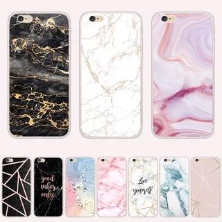 A1大理石紋主題適用於蘋果Iphone 6/6s/6 plus/6s plus軟矽膠印花防摔後蓋Iphone