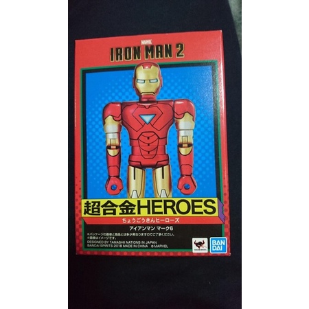 全新萬代BANDAI魂商店超合金HEROES漫威英雄鋼鐵人IRON MAN2 馬克6