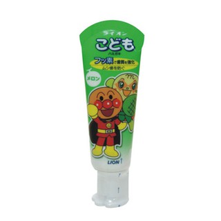 🌸現貨🌸日本 麵包超人兒童牙膏-🍈哈密瓜口味 幼兒牙膏