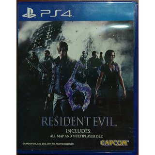 PS4 惡靈古堡6 中文版 英文版