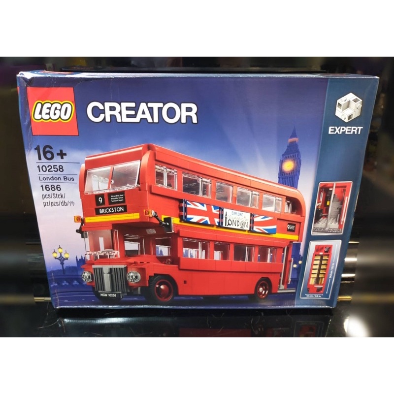 【樂高正品現貨 可刷卡】 LEGO 10258 倫敦雙層巴士 盒損品現貨