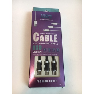 CABLE 充電線 3 in 1 三合一 安卓 蘋果tape C iphone android