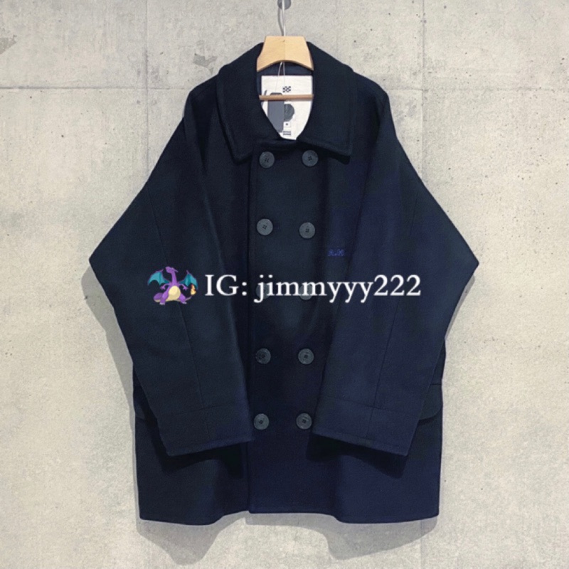 限量商品 AH X NAUTICA PEA COAT 羊毛 海軍大衣 長谷川昭雄 SSZ CITY BOY POPEYE