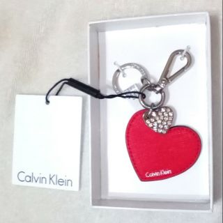 Calvin Klein 凱文克萊 水鑽 愛心 吊飾 鑰匙圈
