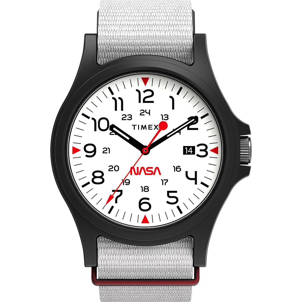 【TIMEX】天美時 Acadia x NASA 聯名手錶 (白 TXTW2T92700)