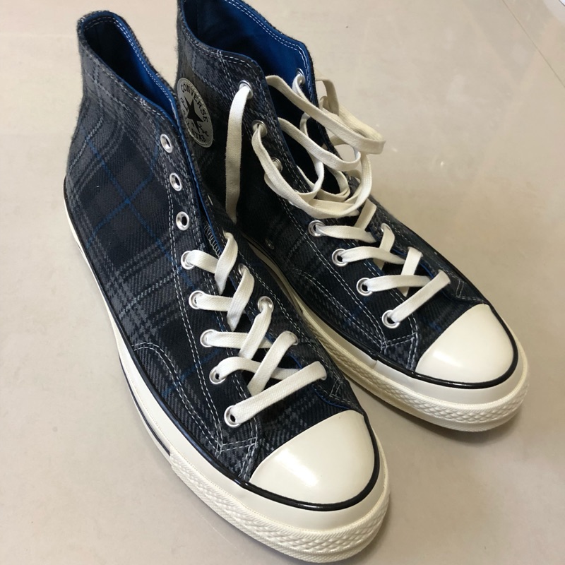 converse chuck 70 elevated plaid high top