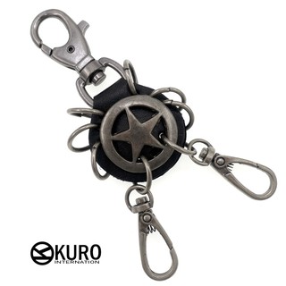 kuro-shop 五角星星 鑰匙圈