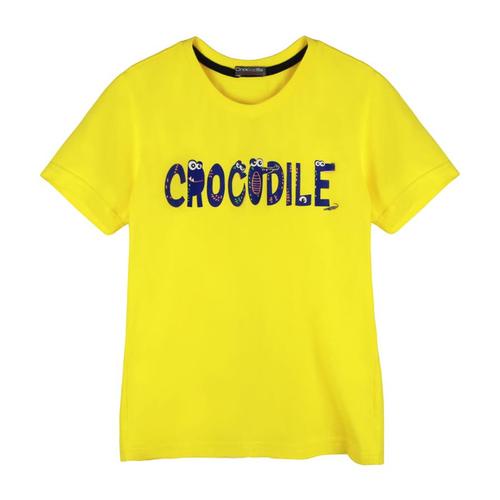 Crocodile Junior  『小鱷魚童裝』553401  俏皮鱷魚logo T恤 Ggo(G購)