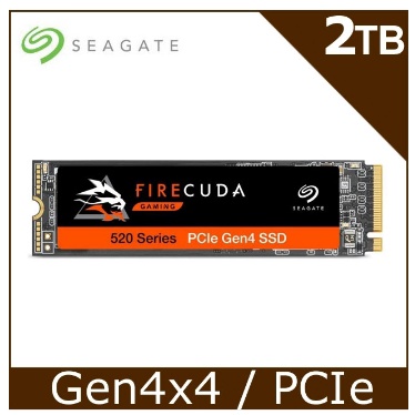 Seagate  FireCuda 520 2TB SSD (Gen4 PCIe)