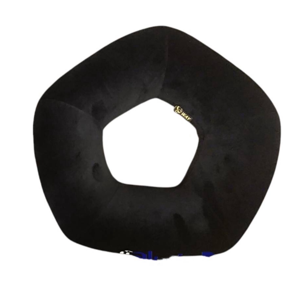 WAY 安全帽墊 黑色 高級絨布 甜甜圈墊 展示墊 維修墊《比帽王》
