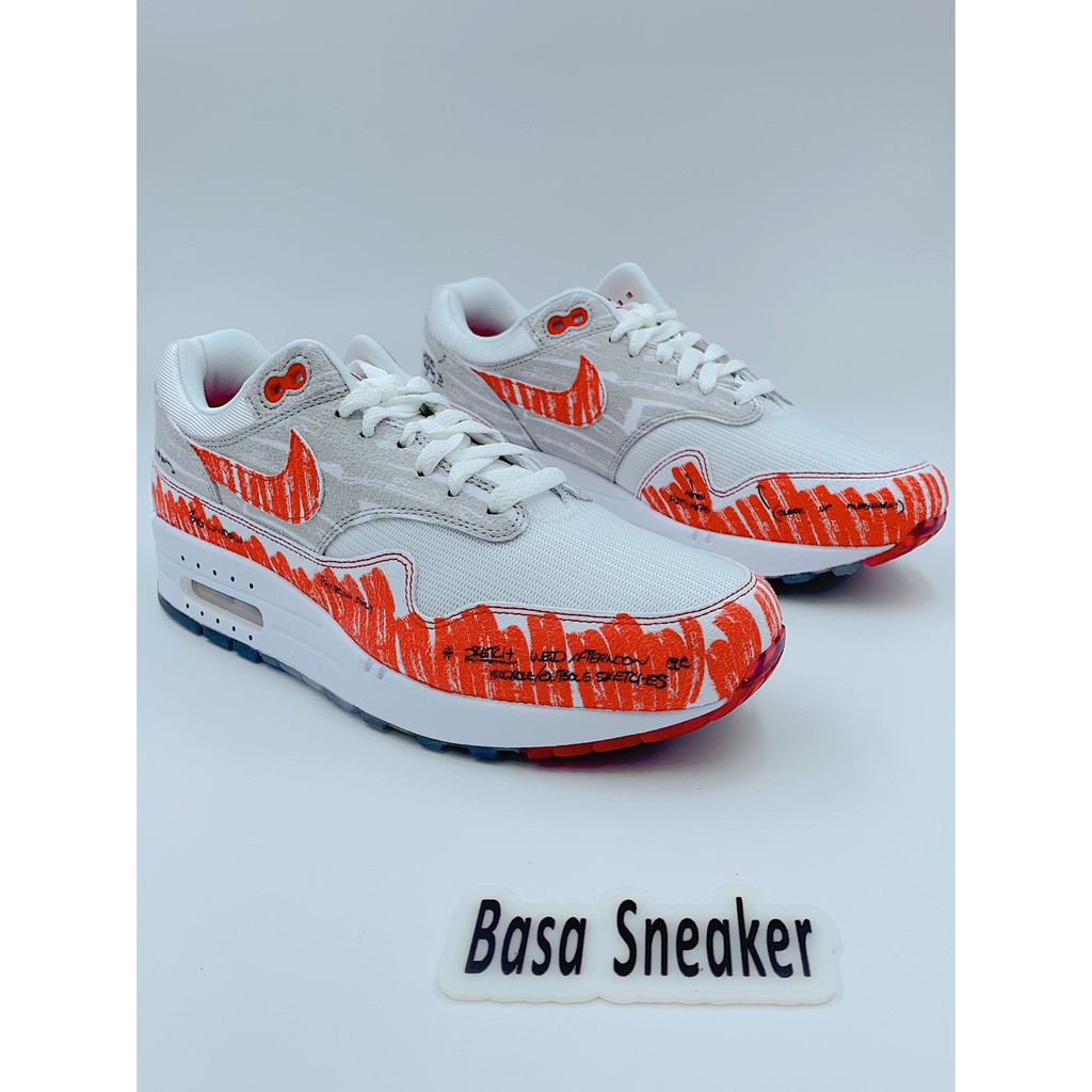 【專櫃正品】NIKE AIR MAX 1 SKETCH TO SHELF 手稿圖 CJ4286-101