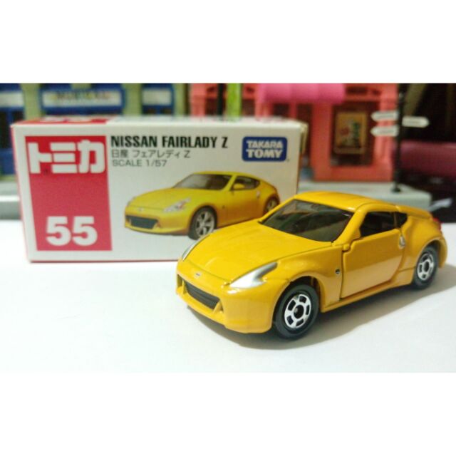 Tomica 55 絕版 稀有 Nissan Fairlady 經典 跑車 黃色