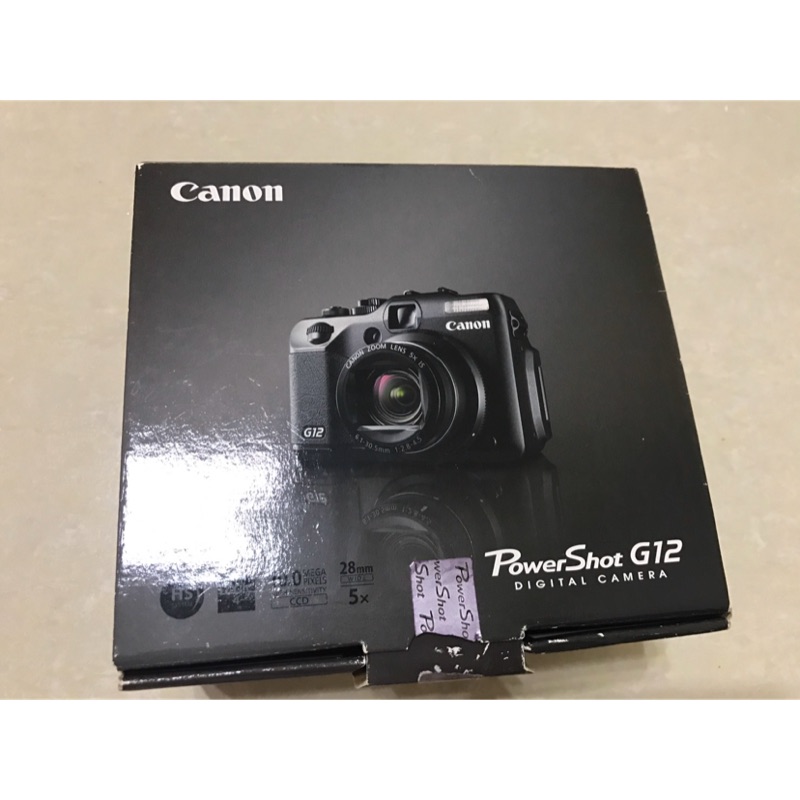 Canon PowerShot G12相機 （ 二手）
