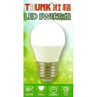 【電之光】壯格 5W / LED環保燈泡全電壓 / E27