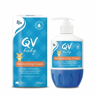 10% 蝦幣【 Ego 意高】QV 嬰幼兒全效呵護乳霜250g 公司貨 非水貨 效期2025.11【淨妍美肌】