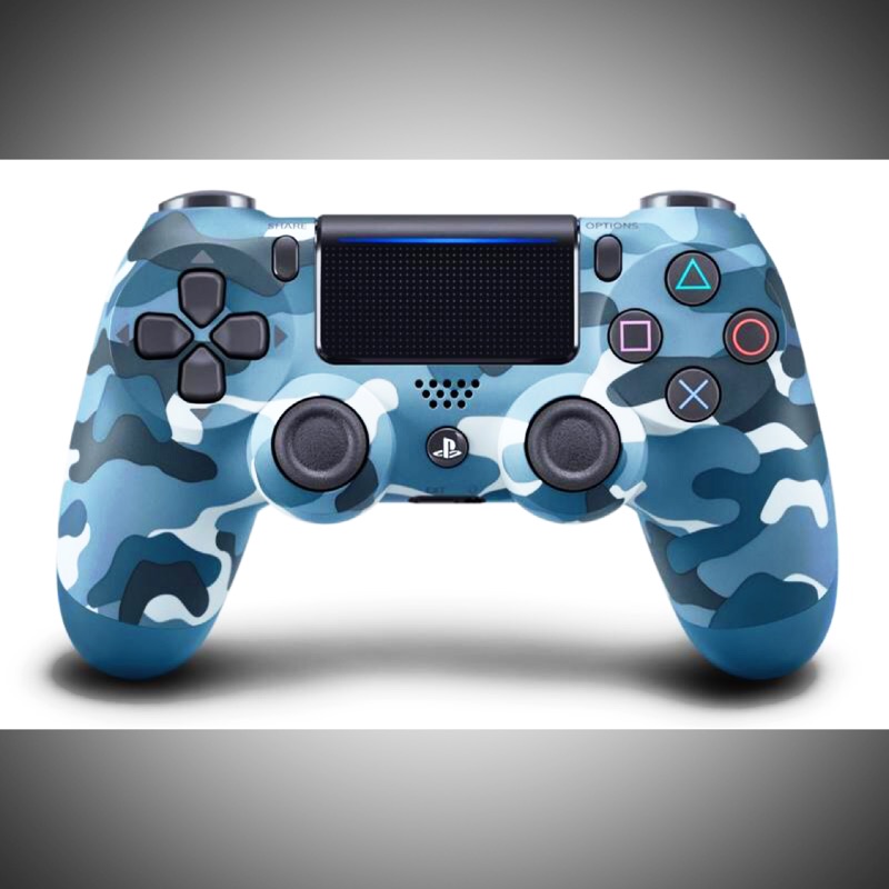 【東晶電玩】 PS4 手把 DUALSHOCK 4 新款無線控制器 迷彩藍