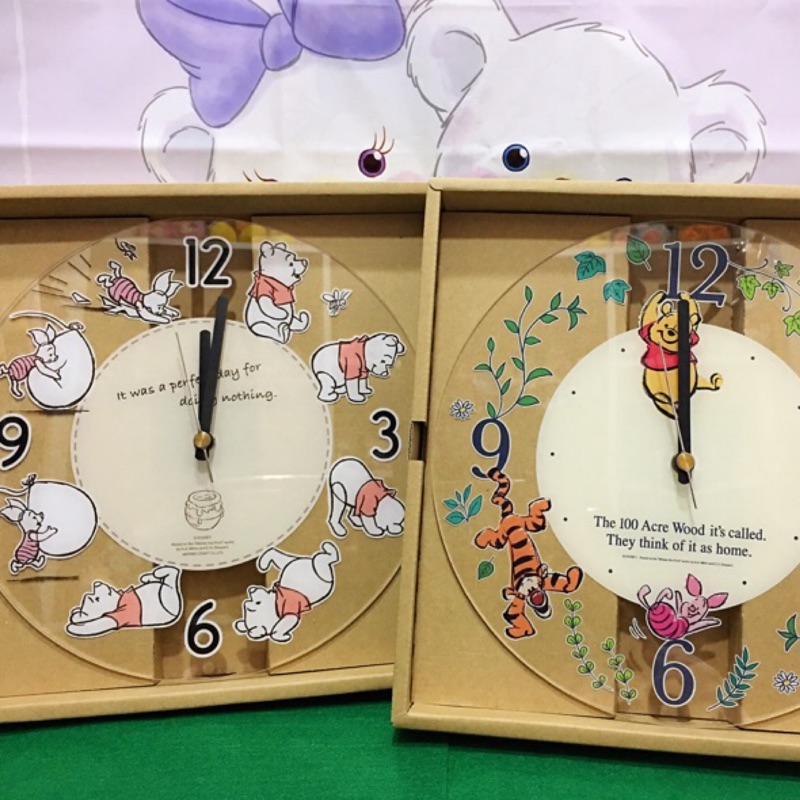 日本迪士尼  小熊維尼❤️展場限定❤️商品 #維尼靜音時鐘