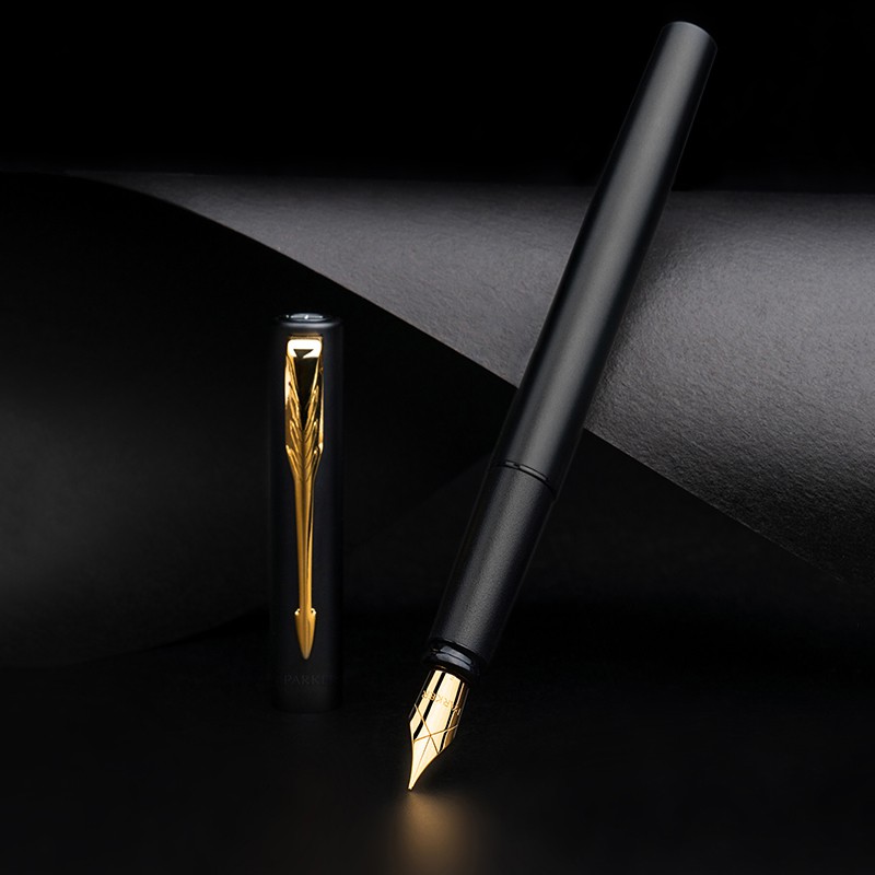 【PARKER】派克 新Vector威雅系列 黑桿金夾 F尖 鋼筆