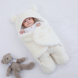 新生兒抱被 仿羊羔絨抱被 嬰兒純棉襁褓 寶寶外出小包被 純棉加厚包被 防踢 保暖 ET210057