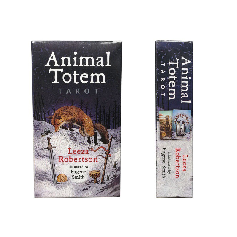 動物圖騰塔羅牌animal Totem Tarot Card 英文占卜預測愛情命運事業未來卡片塔羅牌 蝦皮購物