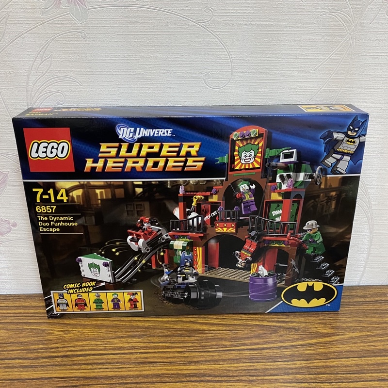 「翻滾樂高」LEGO 6857 超級英雄 The Dynamic Duo Funhouse Escape 全新未拆