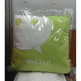 全新 正版官方 WeChat 抱枕 靠枕 靠背 枕頭 午睡枕 靠墊