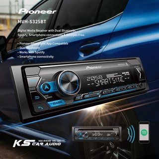 M1P Pioneer 先鋒【MVH-S325BT】APP智慧連動控制 支援Spotify 藍芽｜岡山破盤王 325BT