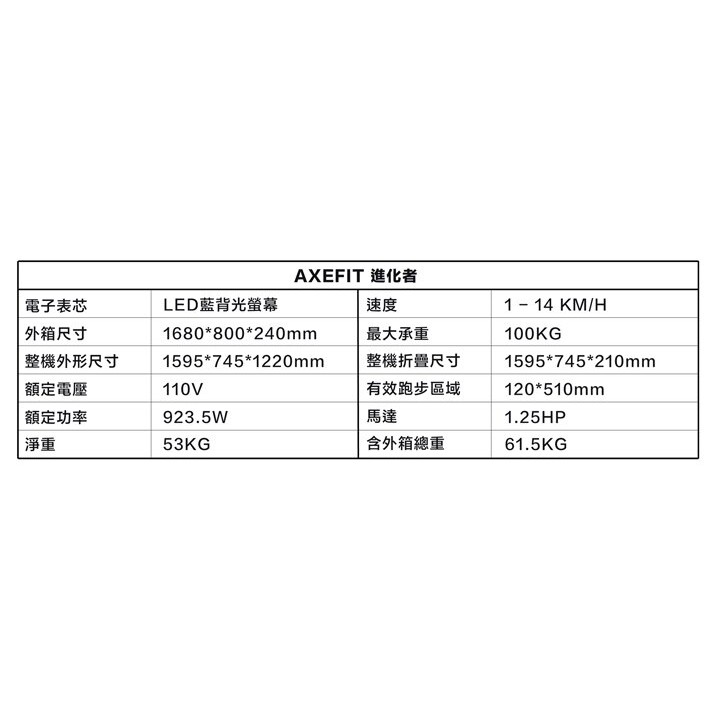 Axefit進化者電動跑步機 Evolver 蝦皮購物