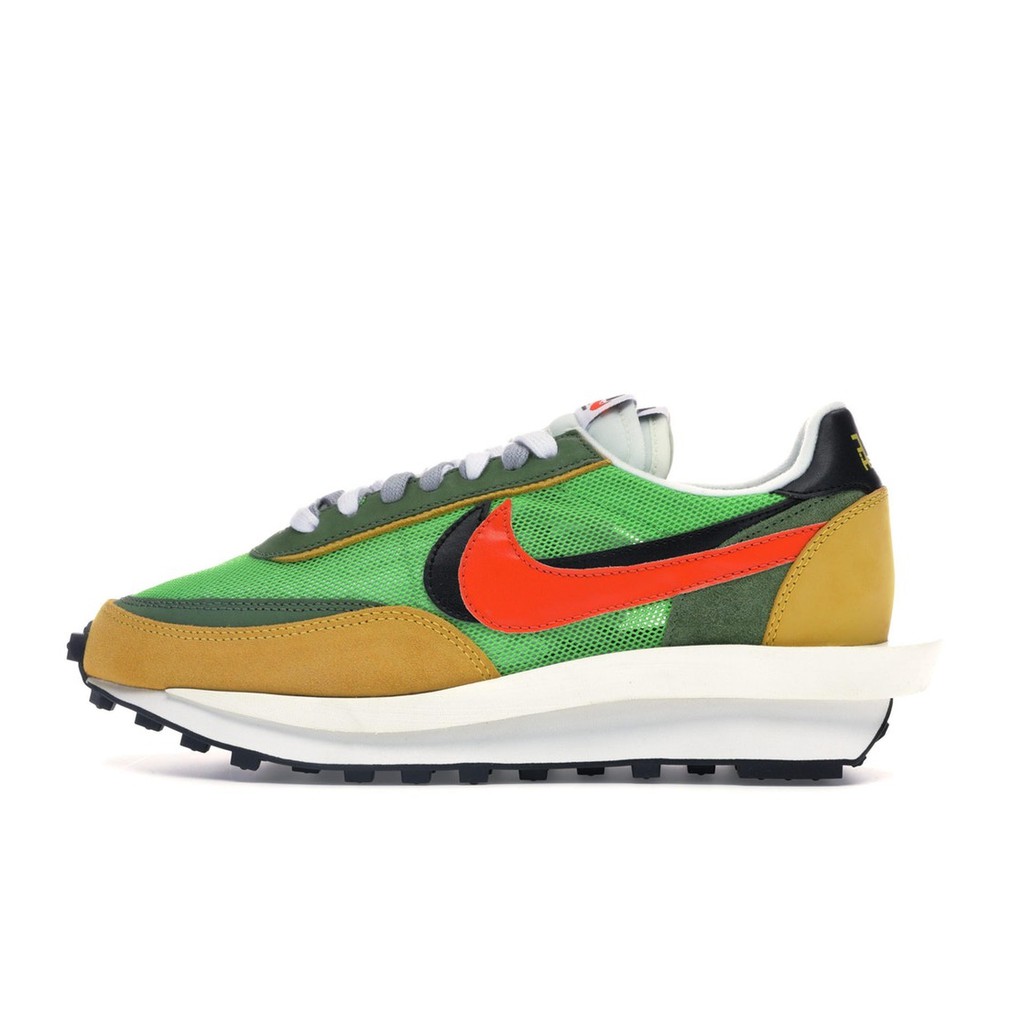 【逢甲 FUZZY】Nike Ldwaffle / Sacai 黃綠 橘黑勾 BV0073-300