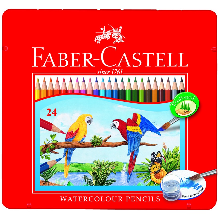 輝柏 FABER-CASTELL 水性色鉛筆 24色