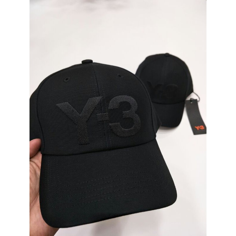 21"ss Y-3 CLASSIC LOGO CAP Y3 黑色 刺繡棒球帽 帽子 老帽 GK0626