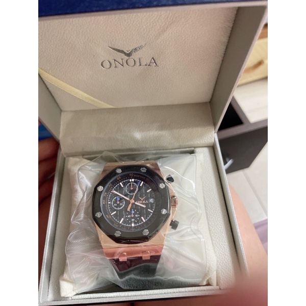 ONOLA時尚名錶高級爆款多功能運動石英男錶