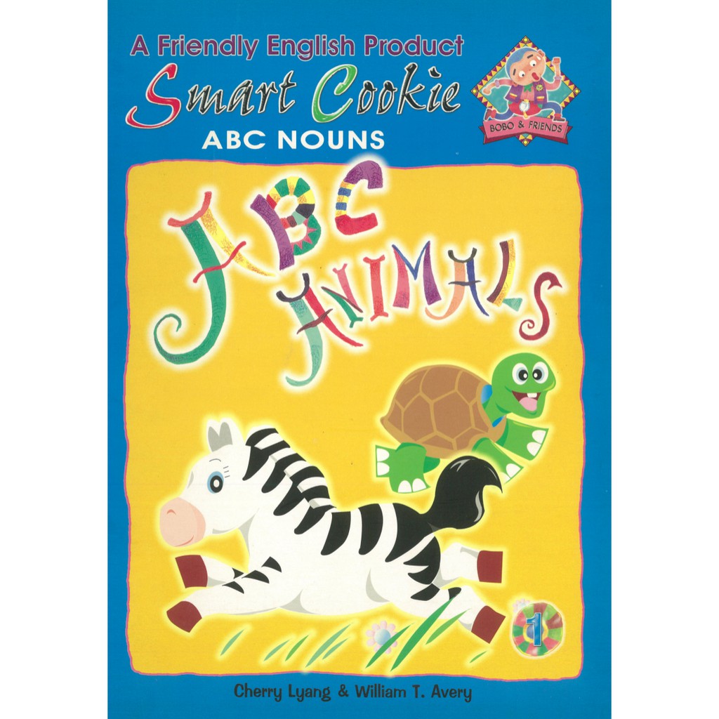 Bobo Smart Cookie Book 1 ABC Animals(ABC Nouns) 教師手冊 自學教材 教具