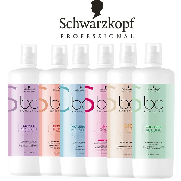 HUAHUA香水美妝 Schwarzkopf 施華蔻 深層 Q10 鎖色 修護 玻尿酸 角蛋白 洗髮精 1000ML