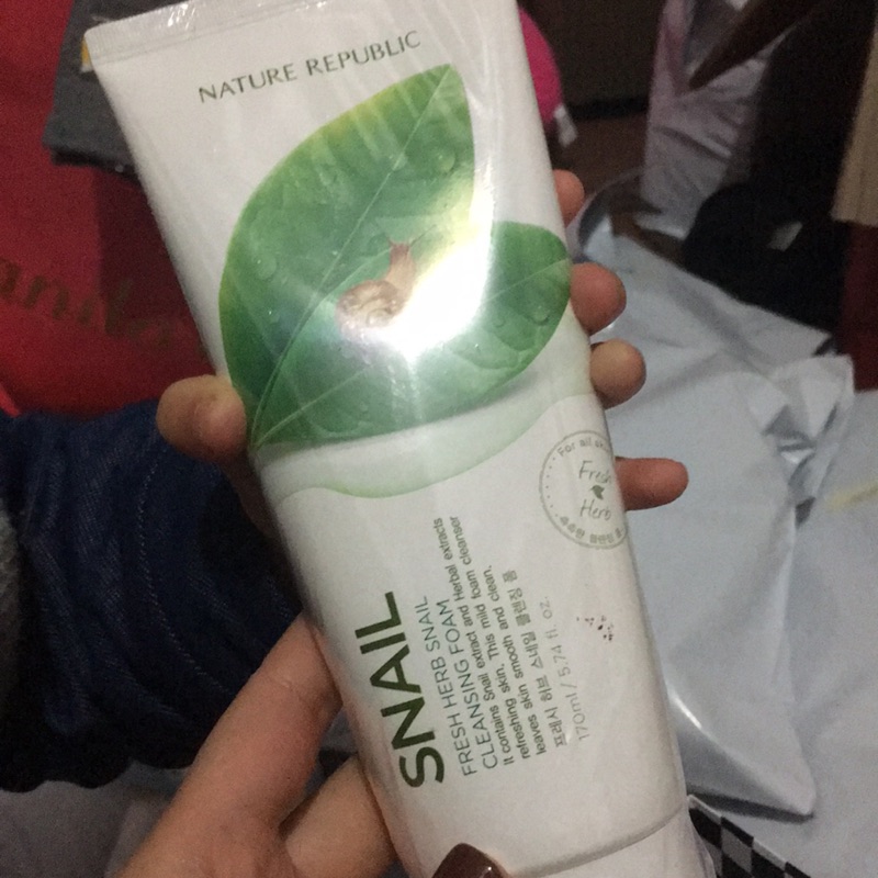 Nature republic 蝸牛洗面乳