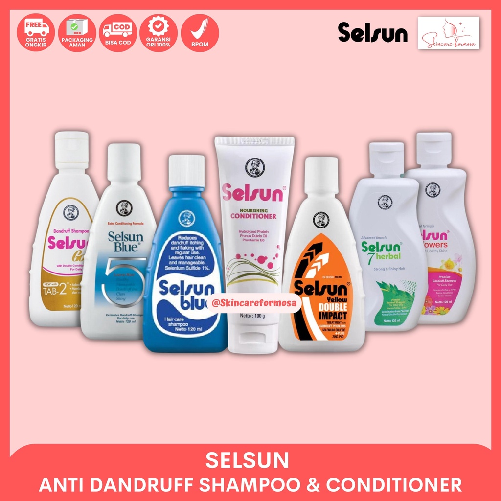 SM2105 SELSUN Shampoo &amp; Conditioner Anti Ketombe / Dandruff