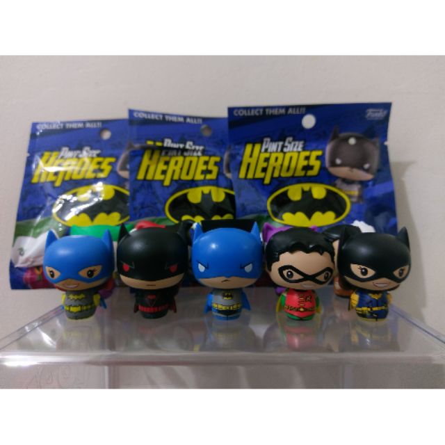 DC Pint Size Heroes 小公仔擺件 蝙蝠俠 羅賓 小丑 小丑女 雙面人 企鵝 貓女 蝙蝠女孩 等10隻