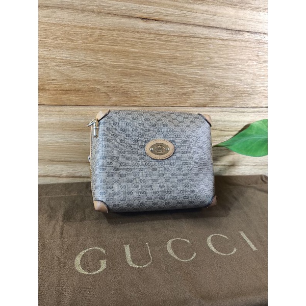 Gucci mini GG 金牌盒子包(小)斜背包