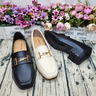M.M.D SHOES 熱銷🔝好穿不磨腳 金屬扣 方頭樂福鞋 平底鞋 粗跟鞋 氣墊 復古風 牛津鞋 低跟鞋【臺灣製作】