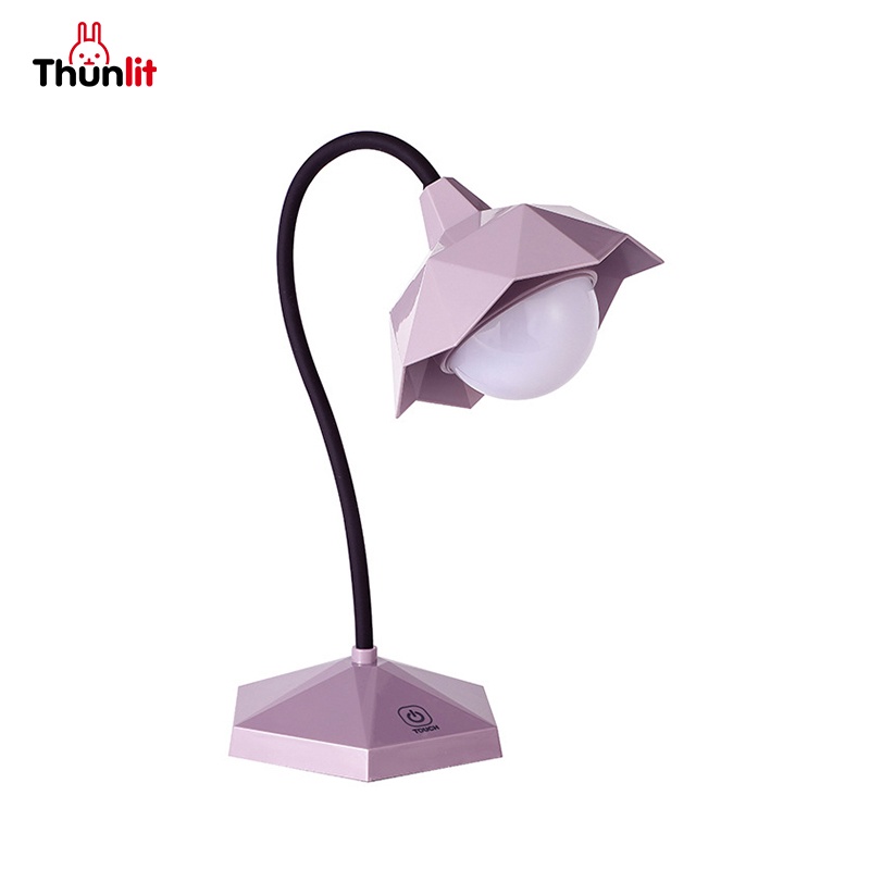 Thunlit紫色書桌檯燈 美麗的外觀3種色溫