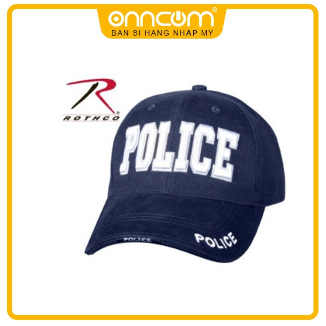 帽子男女棉織物刺繡字母時尚 Rothco 9489 警察海軍帽子美國進口產品