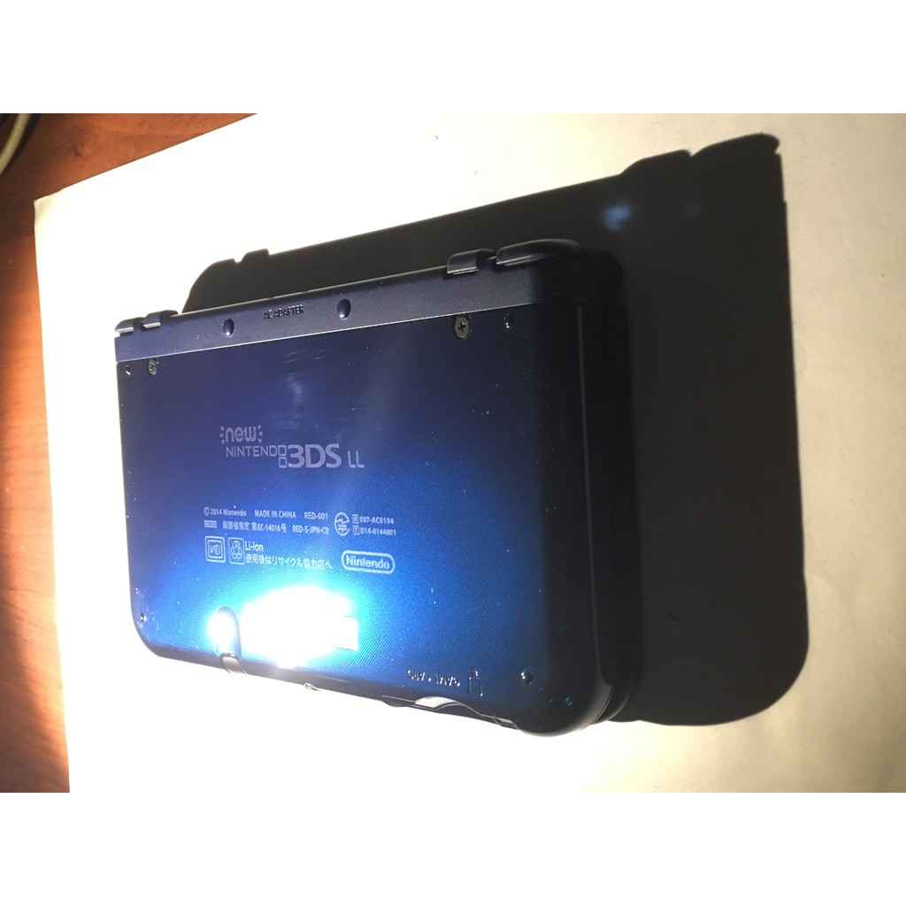 New 3ds Ll 3dsll 藍色主機9 7 成新究極日月異域神劍聖火降魔錄無雙改機破解b9s B9 蝦皮購物