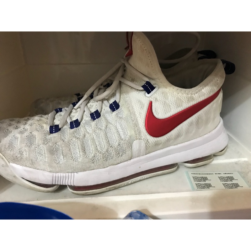 Nike KD9 白US8.5