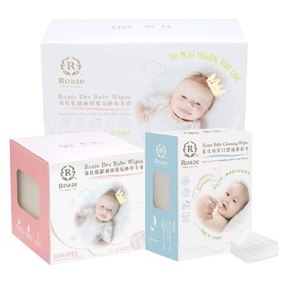 臺灣 柔仕 乾濕兩用紗布毛巾(舒適款)/幼兒口腔清潔紗布【安琪兒婦嬰百貨】