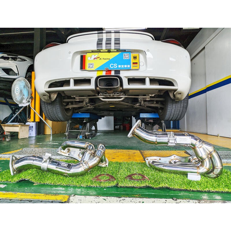 【RES排氣管】 Porsche  boxster 987 保時捷 不鏽鋼頭段  JK總代理 – CS車宮