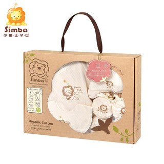 小獅王 辛巴 simba 有機棉喜悅禮盒(七分袖兔裝)適用0-6個月|彌月禮|新生禮|出生禮【麗兒采家】