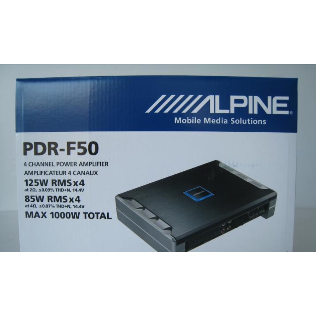 代購服務 ALPINE PDR-F50 放大器 車用 擴大機 可面交