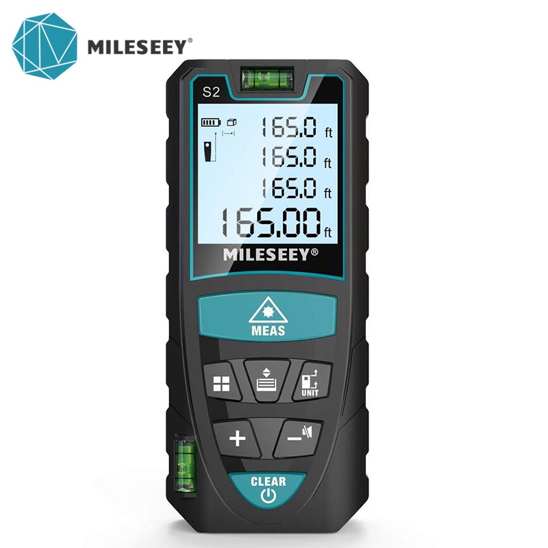 Mileseey Laser Rangefinder S2 50m 100m / X6 40m 數字激光測距儀, 帶有