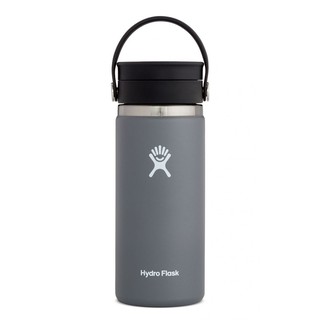 【Hydro Flask】寬口 16oz 473ml 石板灰 美國【旋轉咖啡蓋】不鏽鋼保溫保冰瓶保冷保溫瓶不含雙酚A