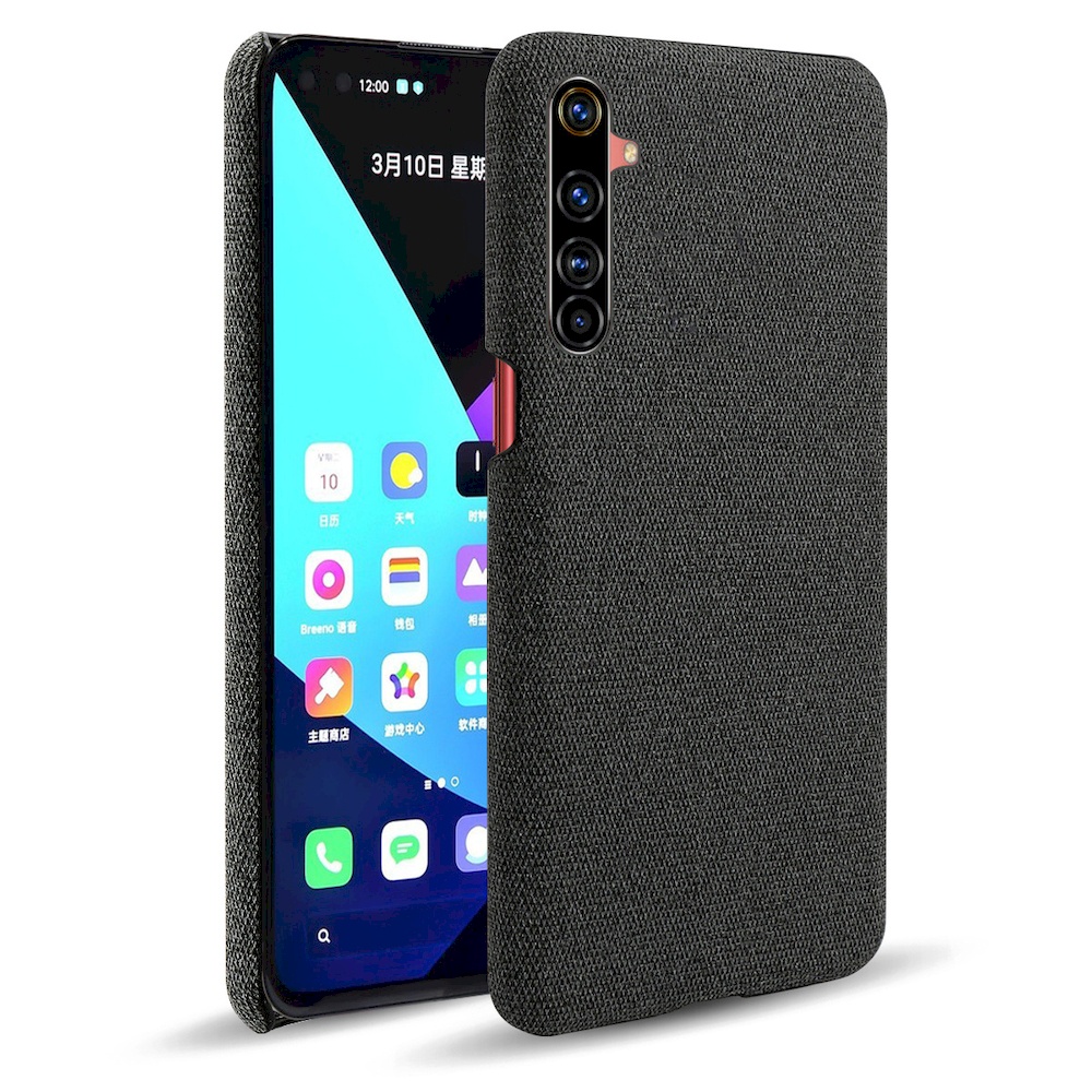 Realme Narzo 30A X7 Pro X50 Pro 5G X3 保護殼尼龍布紋素色背蓋日式簡約手機殼保護套